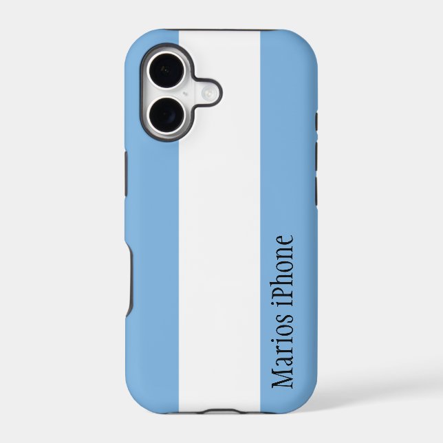 Argentina Flag Customisable iPhone 5 Case (Back)