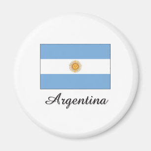 Argentina Flag Design Magnet