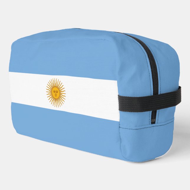 Argentina flag dopp kit (Left Corner)