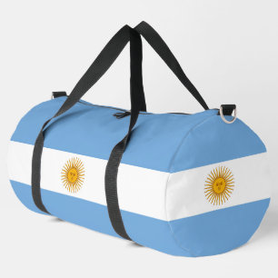 Argentina flag duffle bag