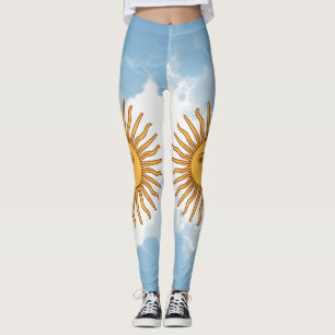 Argentina Flag Flip Flops Leggings