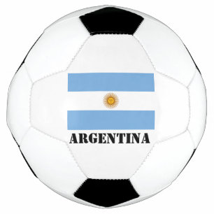 Argentina Flag Footballs Soccer Argentine Blue 