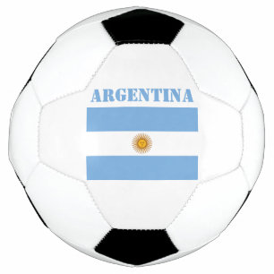 Argentina Flag Footballs Soccer Argentine Blue
