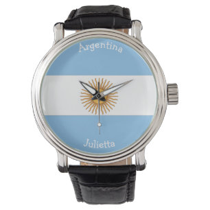 Argentina Flag graphic Watch