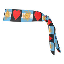 Argentina Flag Heart Love Pattern Argentine Pride