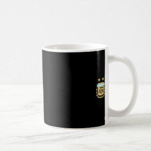 Argentina Flag Jersey Vintage Futbol Soccer Remera Coffee Mug