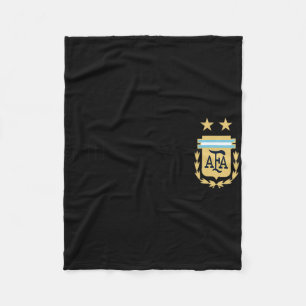 Argentina Flag Jersey Vintage Futbol Soccer Remera Fleece Blanket