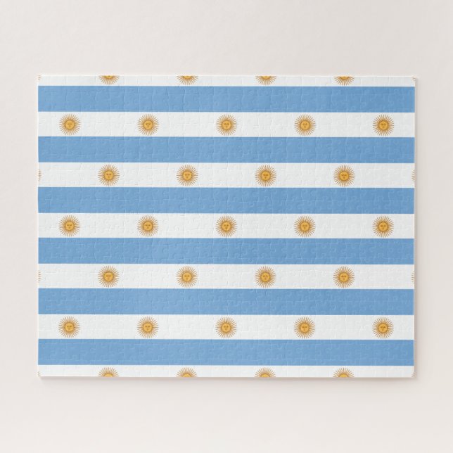 argentina flag jigsaw puzzle (Horizontal)
