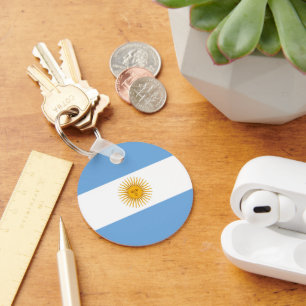 Argentina flag key ring