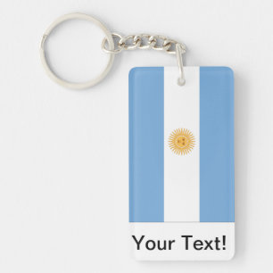 Argentina Flag Key Ring
