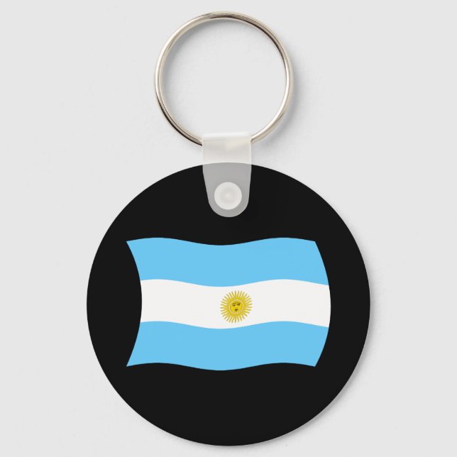 Argentina Flag Keychain (Front)