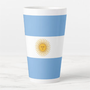 Argentina flag latte mug