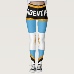 Argentina Flag Leggings