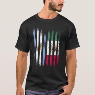 Argentina Flag Mexico Grown Country Flags Stripes T-Shirt