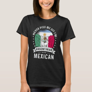 Argentina Flag Mexico Grown  Humor Citizen Pride T-Shirt