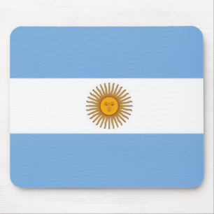 Argentina Flag Mouse Carpet Mat