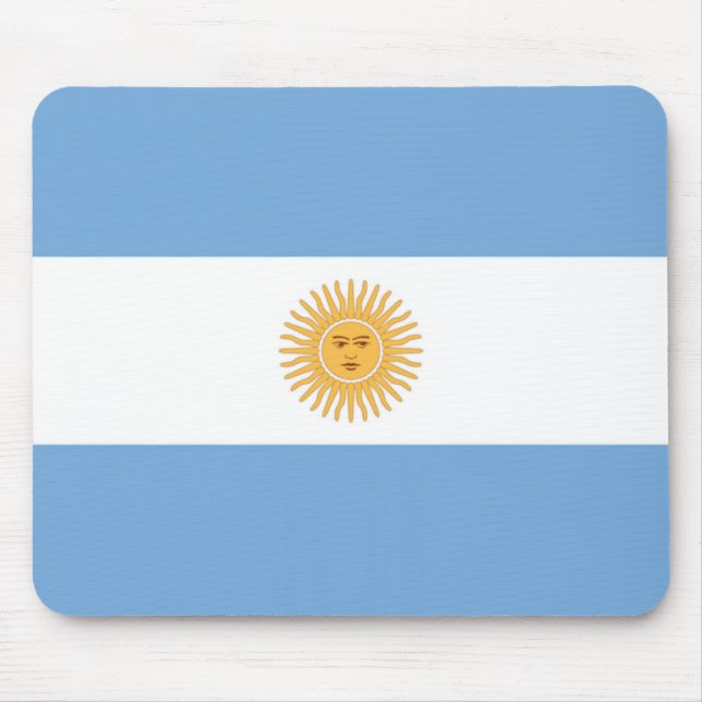 Argentina Flag Mouse Mat (Front)