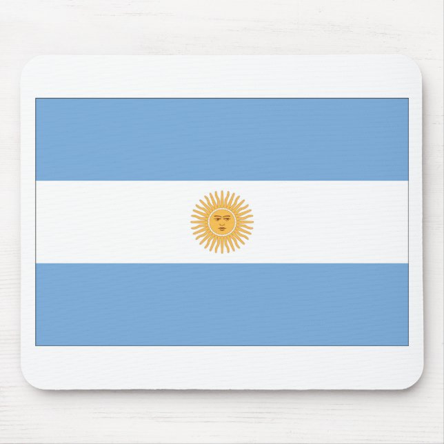 Argentina Flag Mouse Mat (Front)