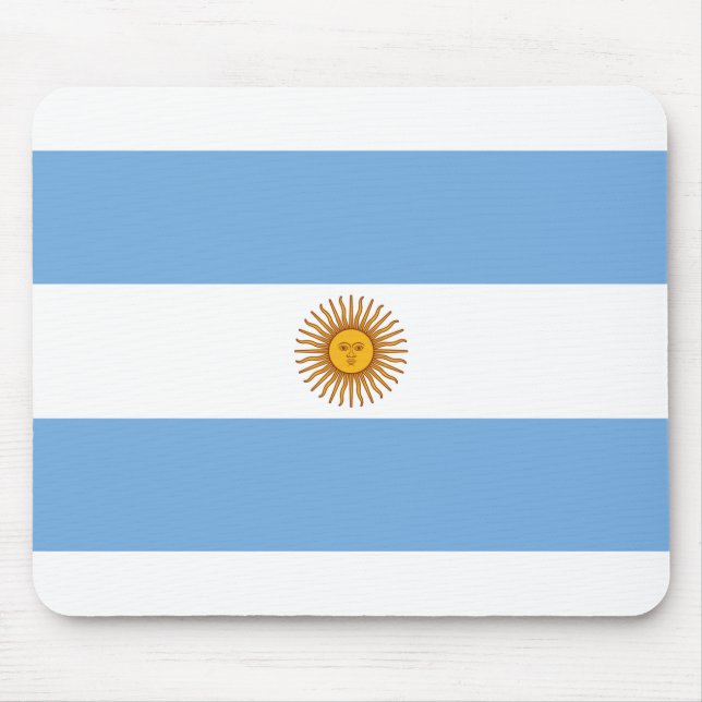 Argentina Flag Mouse Mat (Front)