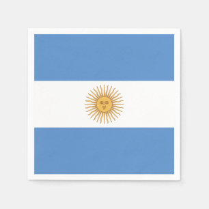 Argentina Flag Napkin