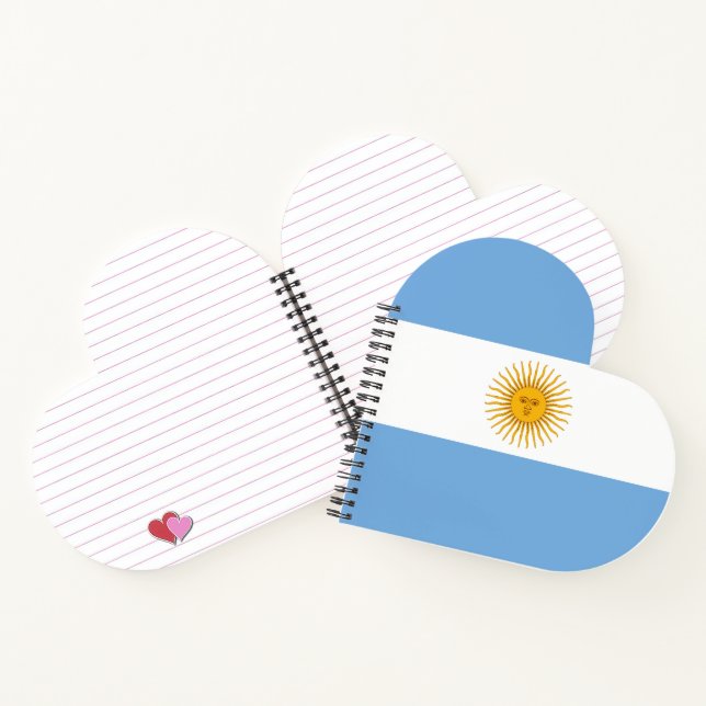 Argentina flag notebook (Inside)
