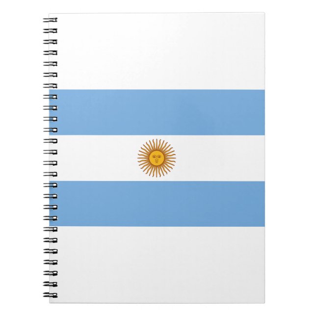Argentina Flag Notebook (Front)