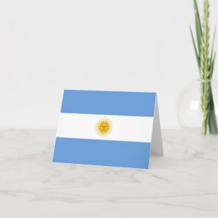 Argentina Flag Notecard