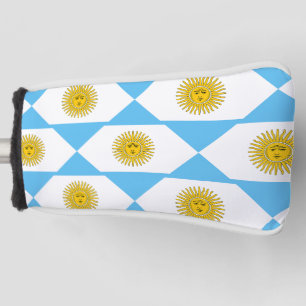 Argentina flag pattern golf head cover