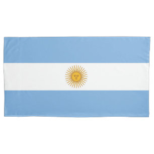 Argentina flag pillowcase