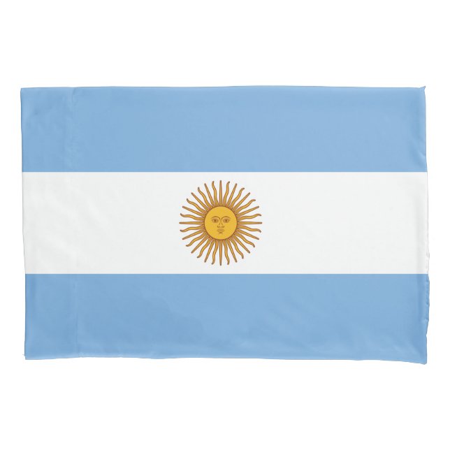Argentina Flag Pillowcase (Front)