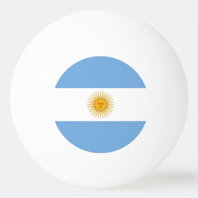 Argentina flag ping pong ball (Front)