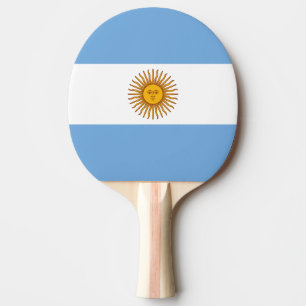 Argentina Flag Ping Pong Paddle