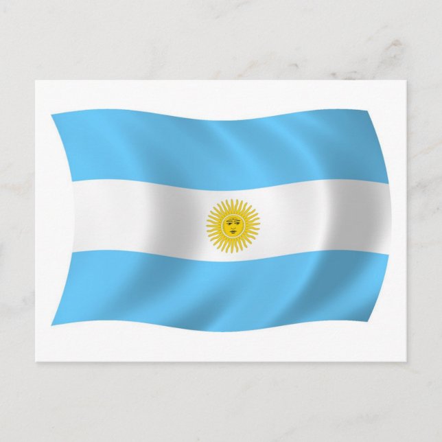 Argentina Flag Postcard (Front)