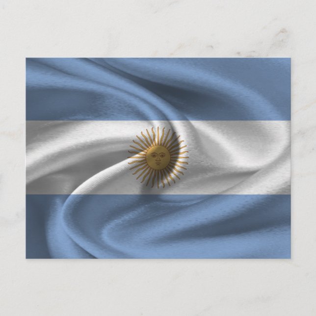 Argentina Flag Postcard (Front)