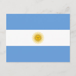 Argentina Flag Postcard