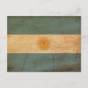 Argentina Flag Postcard