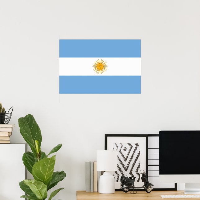 Argentina flag poster (Home Office)