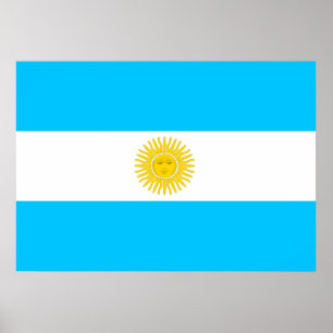 Argentina Flag Poster