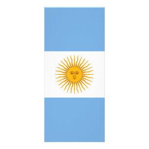 Argentina flag rack card