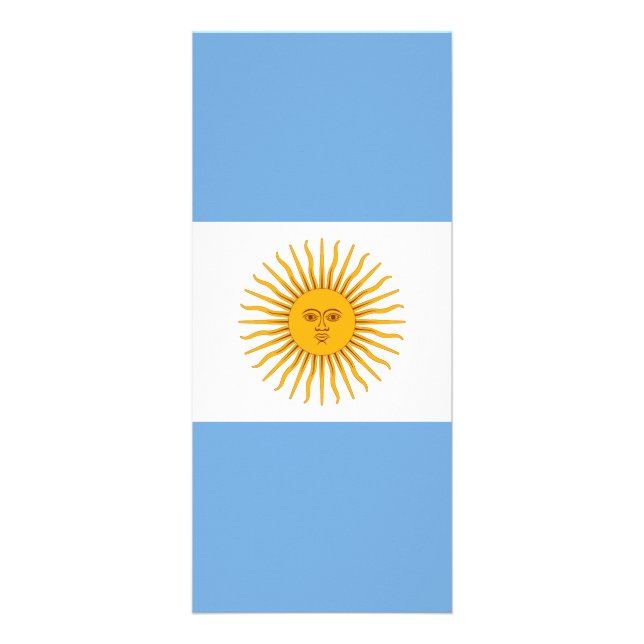 Argentina flag rack card (Front)