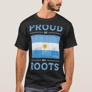 Argentina Flag Roots Argentinian Soccer Argentino T-Shirt