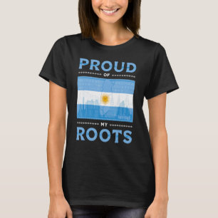 Argentina Flag Roots Argentinian Soccer Argentino T-Shirt