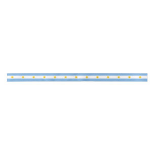 Argentina Flag Satin Ribbon