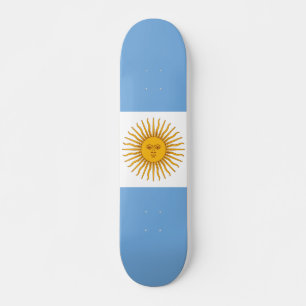 Argentina flag skateboard
