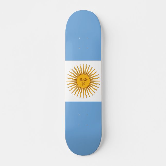 Argentina flag skateboard (Front)