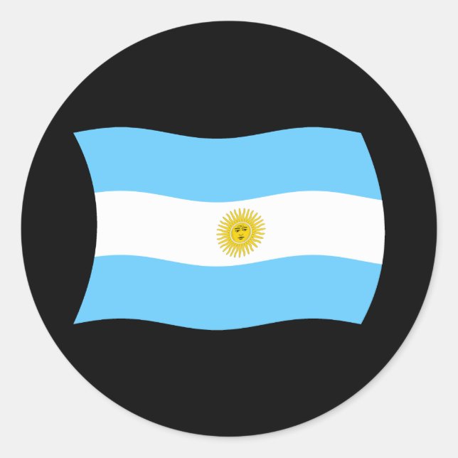 Argentina Flag Sticker (Front)