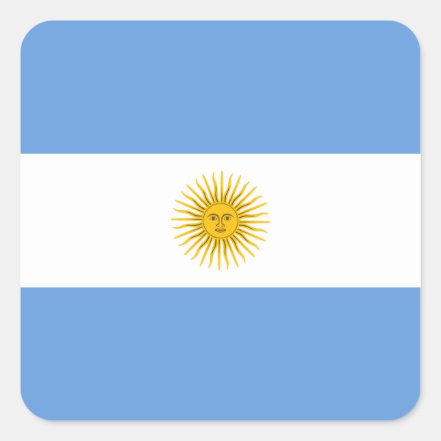 Argentina Flag Sticker (Front)
