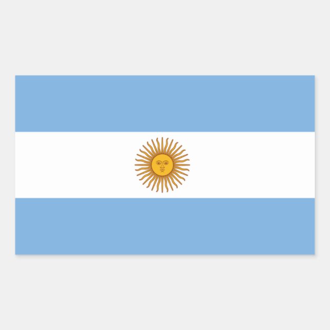 Argentina Flag Sticker (Front)