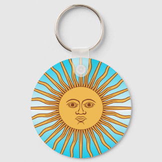 Argentina - Flag Sun - Keychain