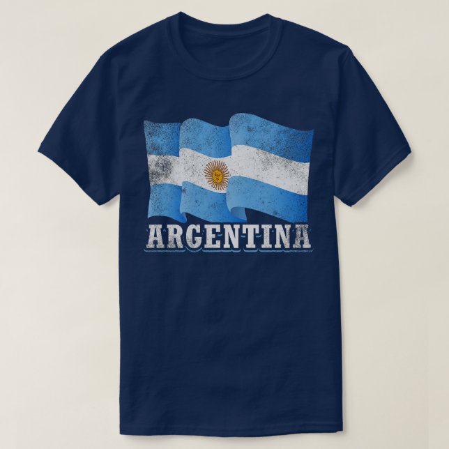 Argentina Flag T-Shirt (Design Front)